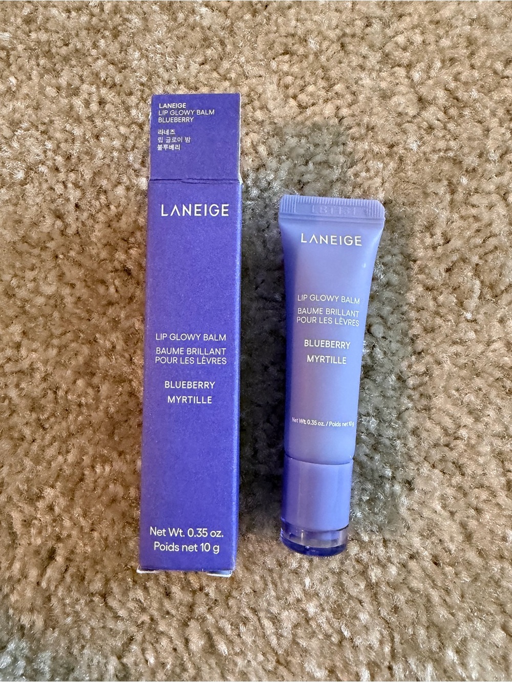 LANEIGE Blueberry Lip Glowy Balm - NWT